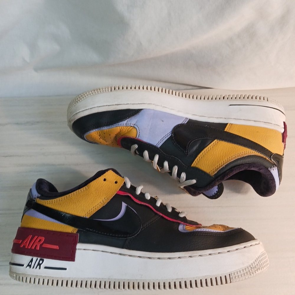 Nike Air Force 1 Shadow Dark Sulfur Size 9 Womens